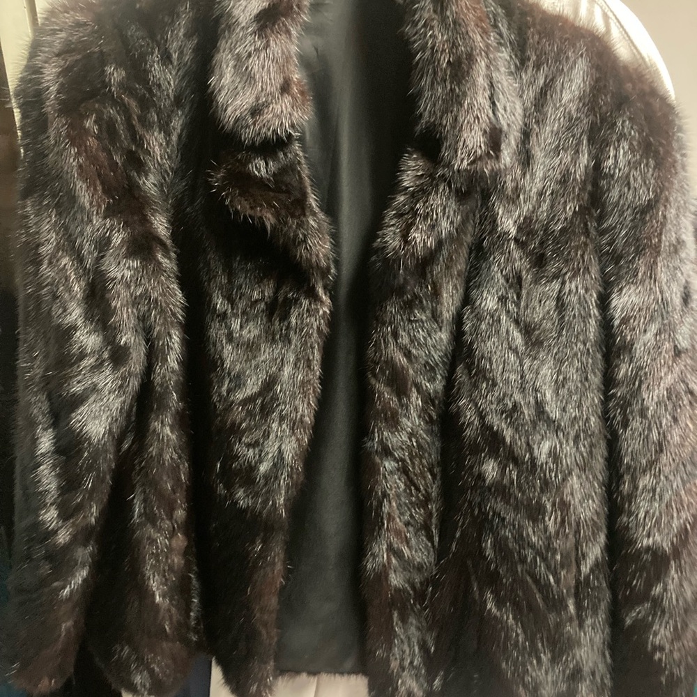 Elegant Brown Mink Coat